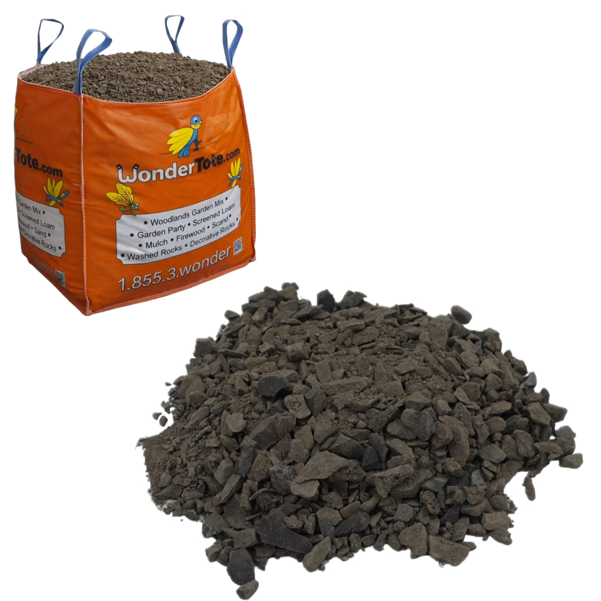 Rundle Rock Fines (6-10mm) Bulk Bag Decorative Rock Calgary ...